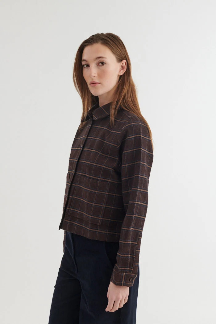 BASIC APPAREL Misa Shirt chicory coffee