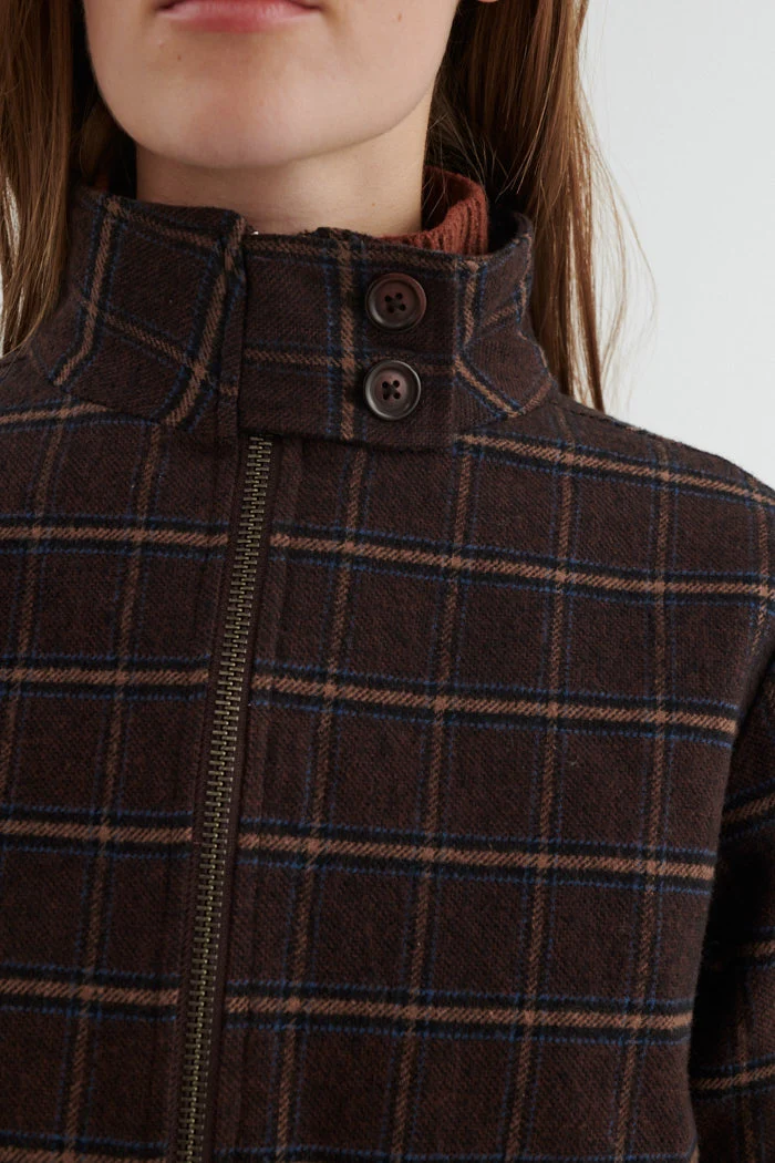 BASIC APPAREL Misa Zip Jacket chicory coffee