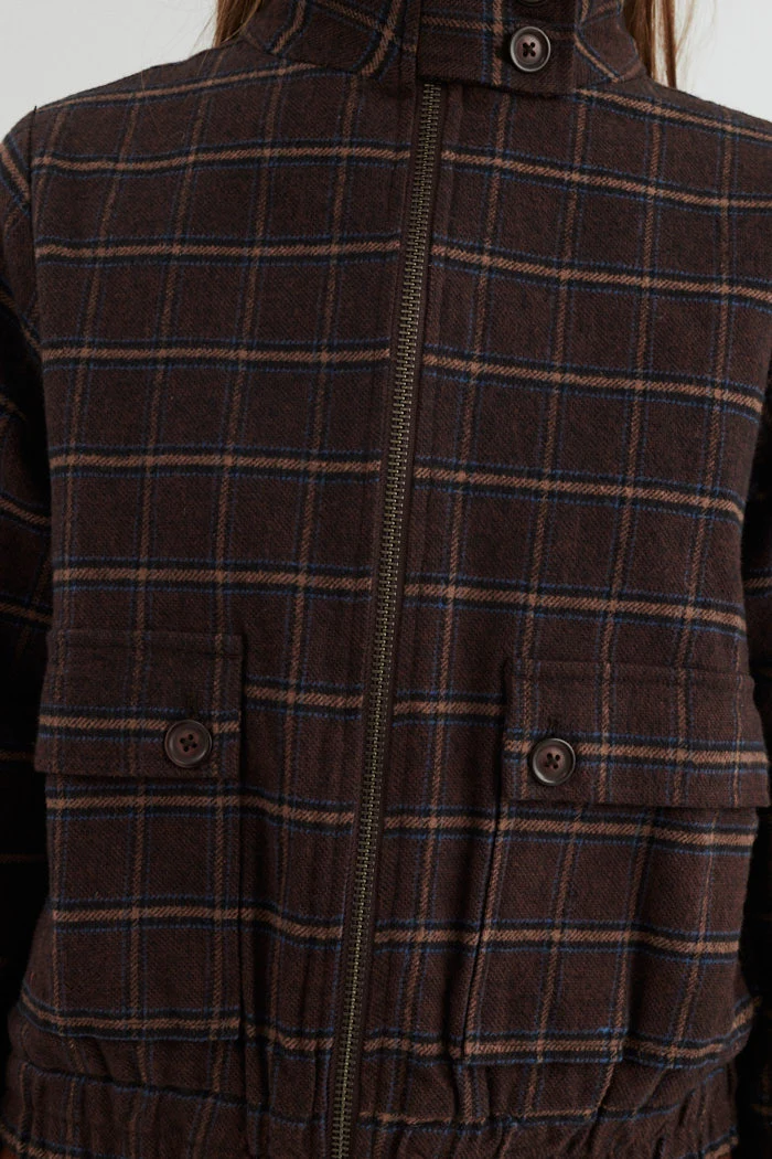 BASIC APPAREL Misa Zip Jacket chicory coffee