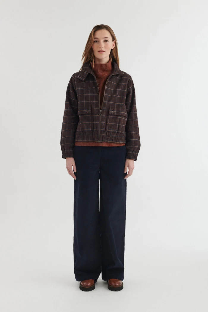 BASIC APPAREL Misa Zip Jacket chicory coffee