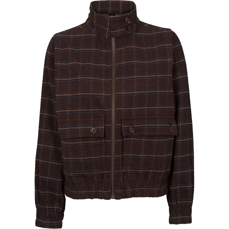 BASIC APPAREL Misa Zip Jacket chicory coffee