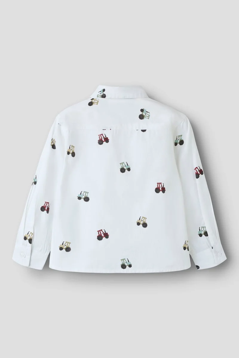 Name It - Nmmractor Ls Shirt - 5151390 Bright White