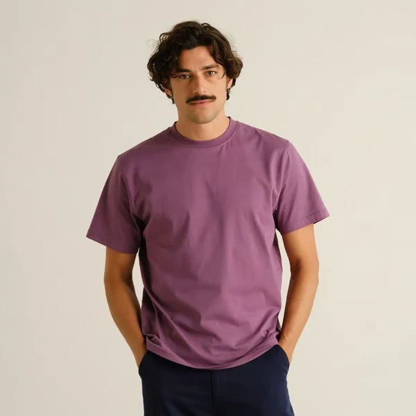 DEDICATED T-Shirt Stockholm Base Berry Purple