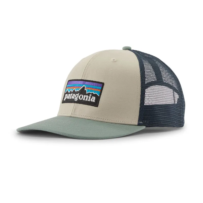 PATAGONIA P-6 Logo Trucker Hat pumice