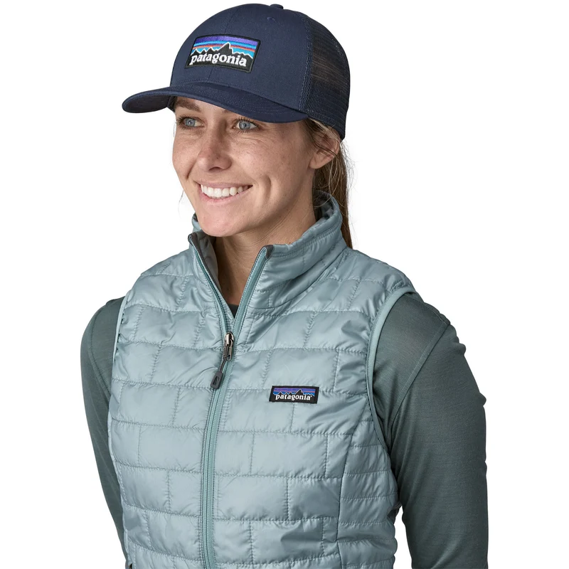 PATAGONIA P-6 Logo Trucker Hat new navy