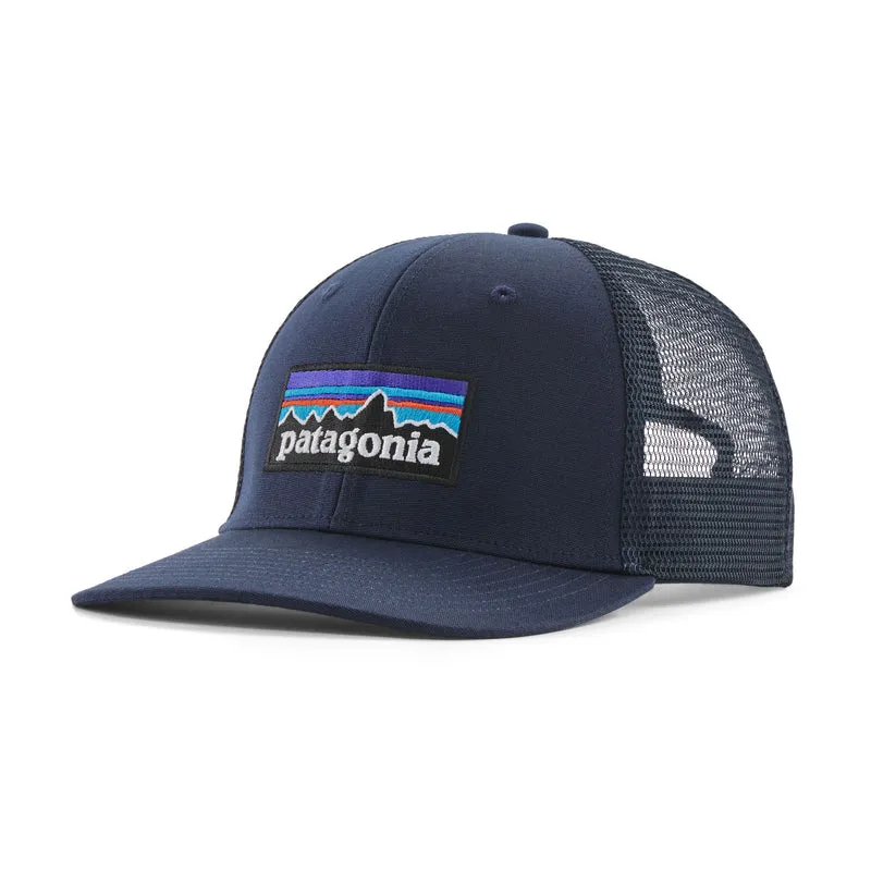 PATAGONIA P-6 Logo Trucker Hat new navy