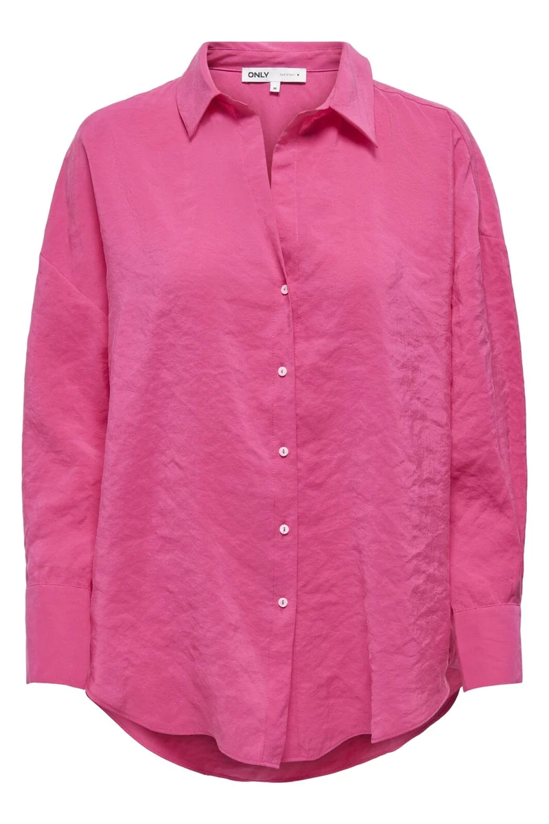 Only - Onlzazima L/S Loose Shirt - 4864175 Fuchsia Purple