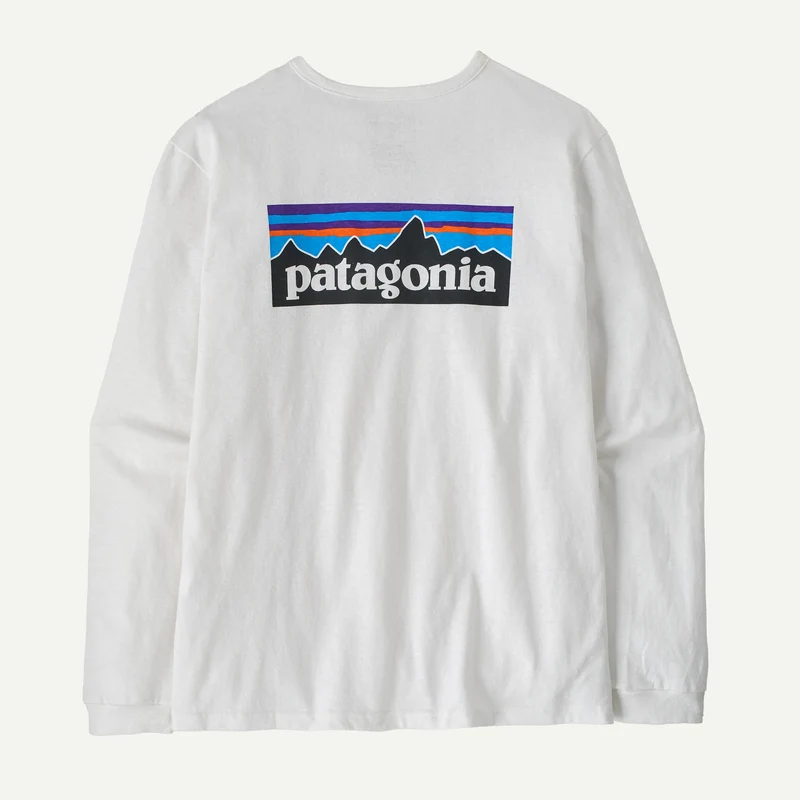 PATAGONIA Women´s L/s P-6 Logo Responsibili-Tee fiber white