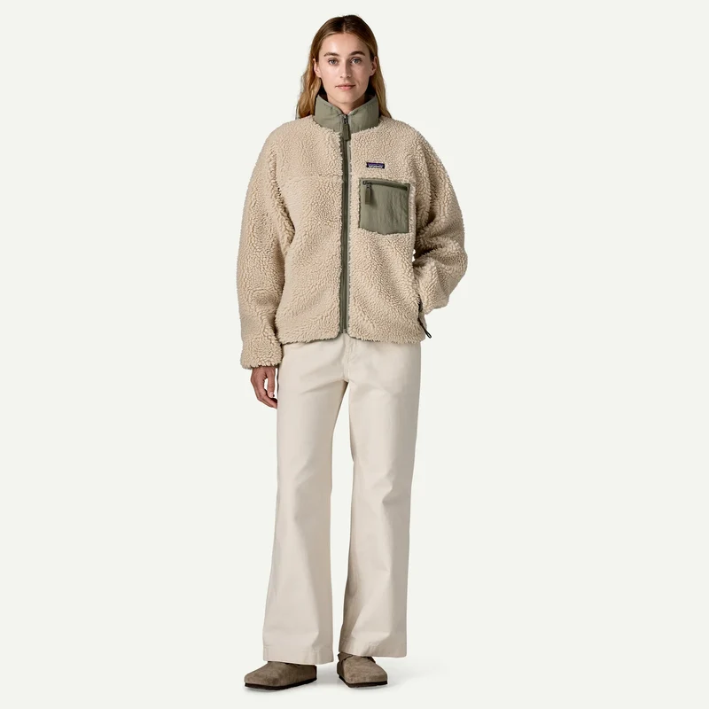 PATAGONIA Women´s Classic Retro-X Jkt dark natural w/river rock green