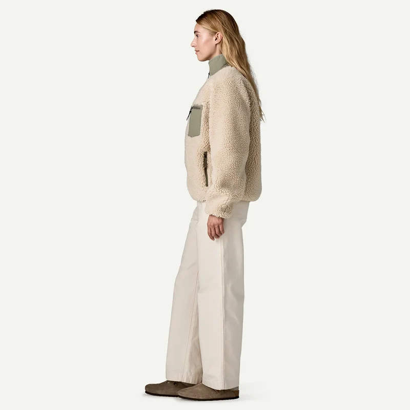 PATAGONIA Women´s Classic Retro-X Jkt dark natural w/river rock green