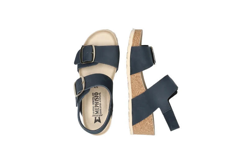 Sandales VIOLETT bleu foncé