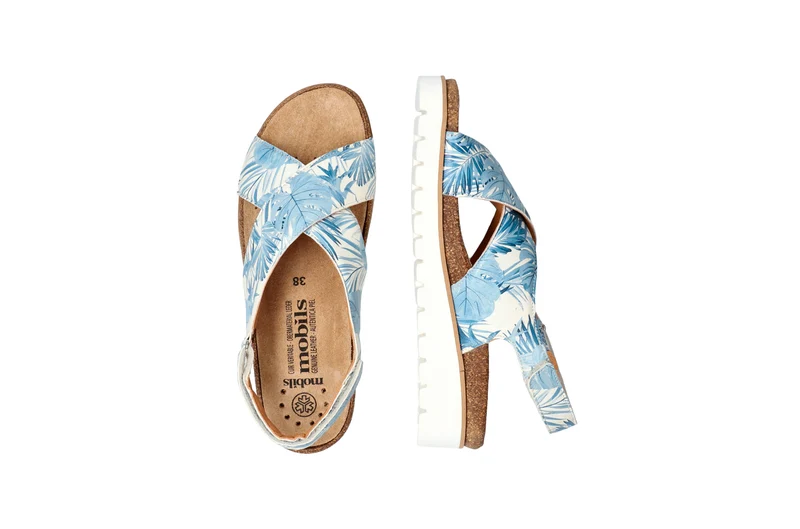 Sandales TALLY bleu clair