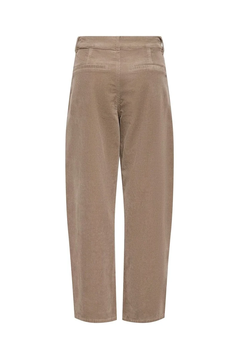 Only - Onlclair-Flora Cord Barrel Pant - 5103575 Taupe Gray