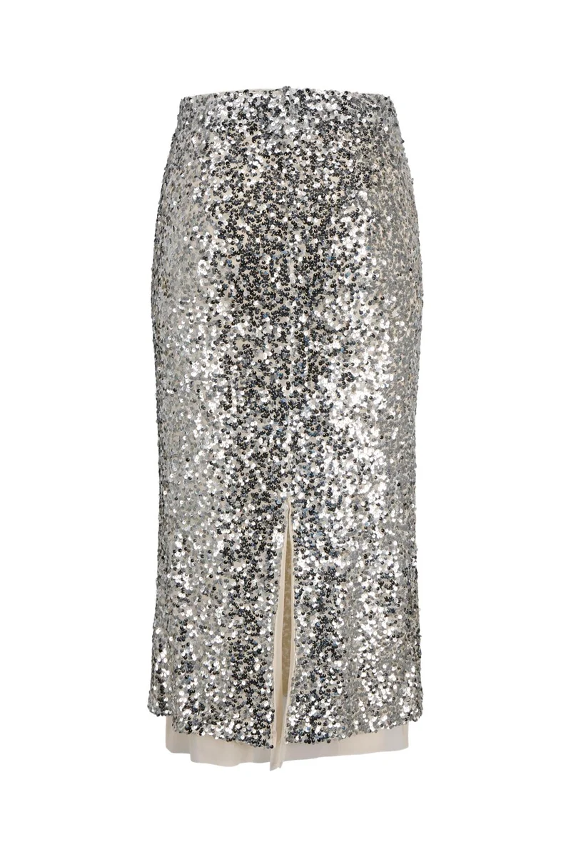 Jjxx - Jxzola Sequin Skirt - 5108013 Silver