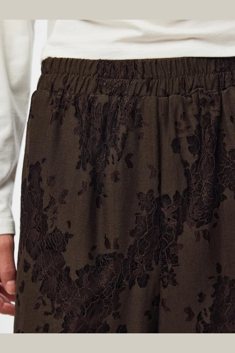 Pieces - Pcnorinne Balloon Pants - 5171275 Hot Fudge