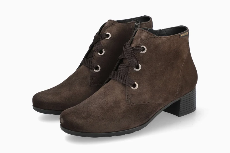 Bottines GIUSTA marron foncé