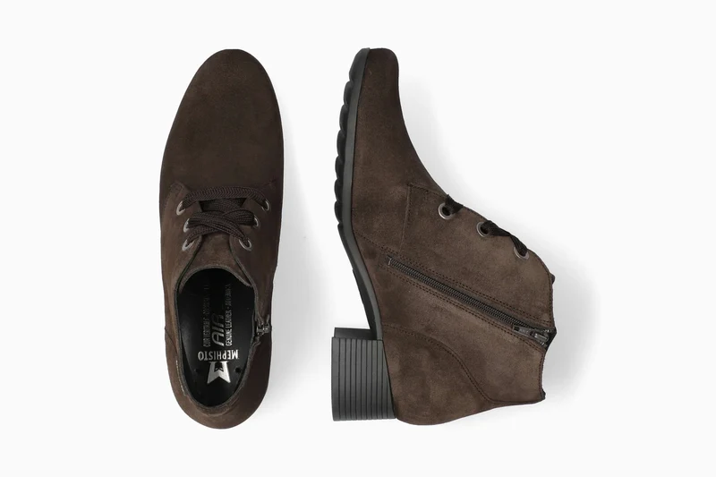 Bottines GIUSTA marron foncé