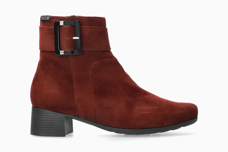Bottines GIANINA rouge foncé