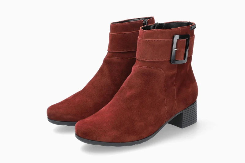 Bottines GIANINA rouge foncé