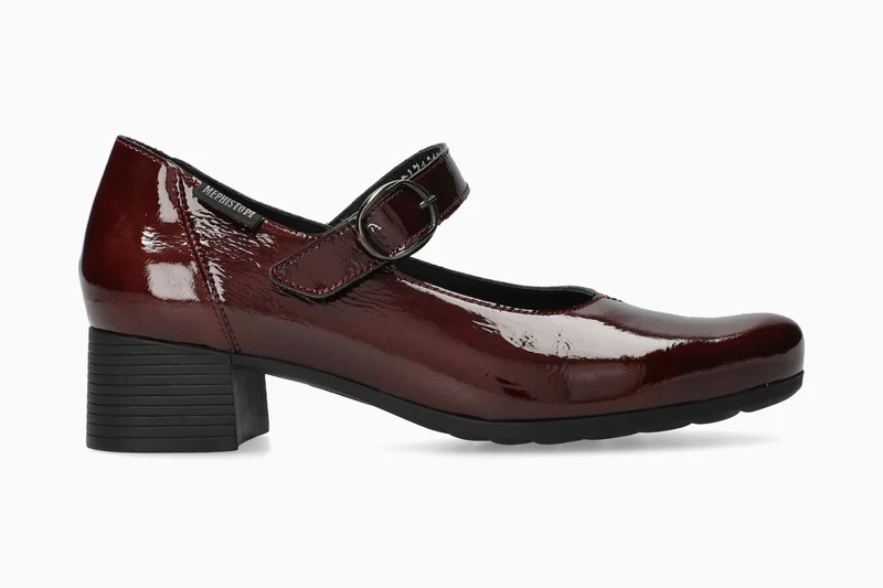 Ballerines GESSIKA rouge foncé