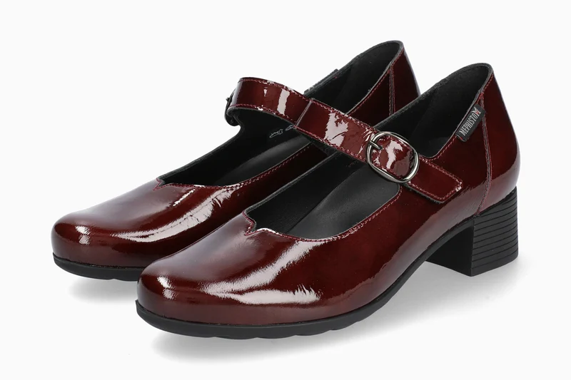 Ballerines GESSIKA rouge foncé