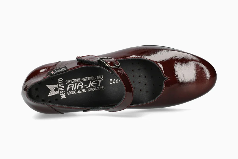 Ballerines GESSIKA rouge foncé