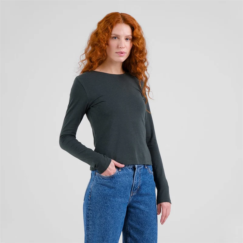 DEDICATED Top Salmis Dark Green