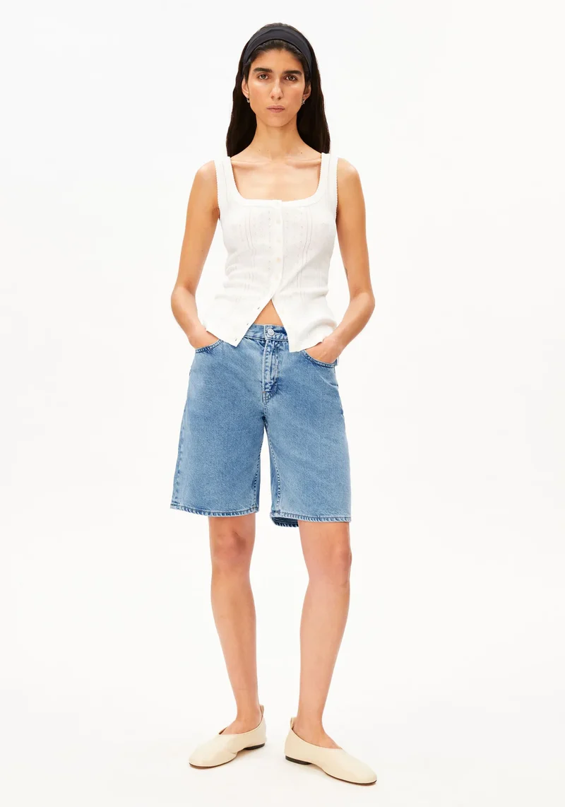 ARMEDANGELS Thalinaa Denim Short fresh blue