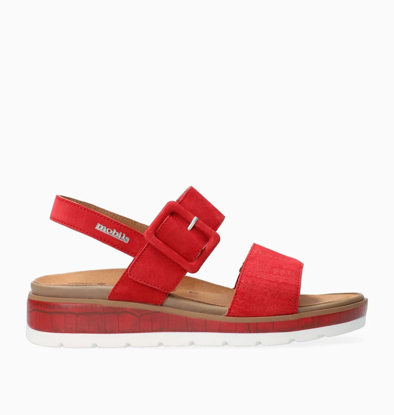 Sandales MELYSA rouges