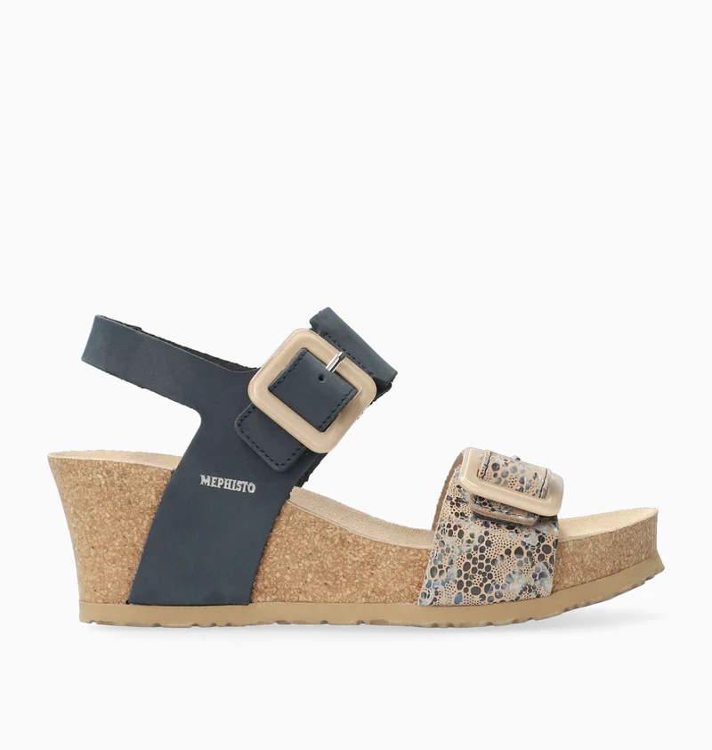 Sandales LISSIA bleu foncé