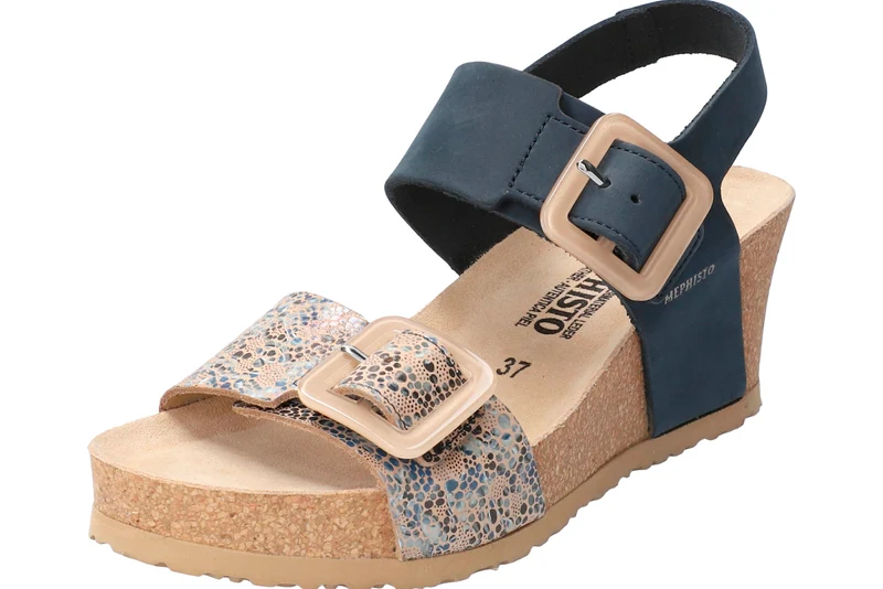 Sandales LISSIA bleu foncé