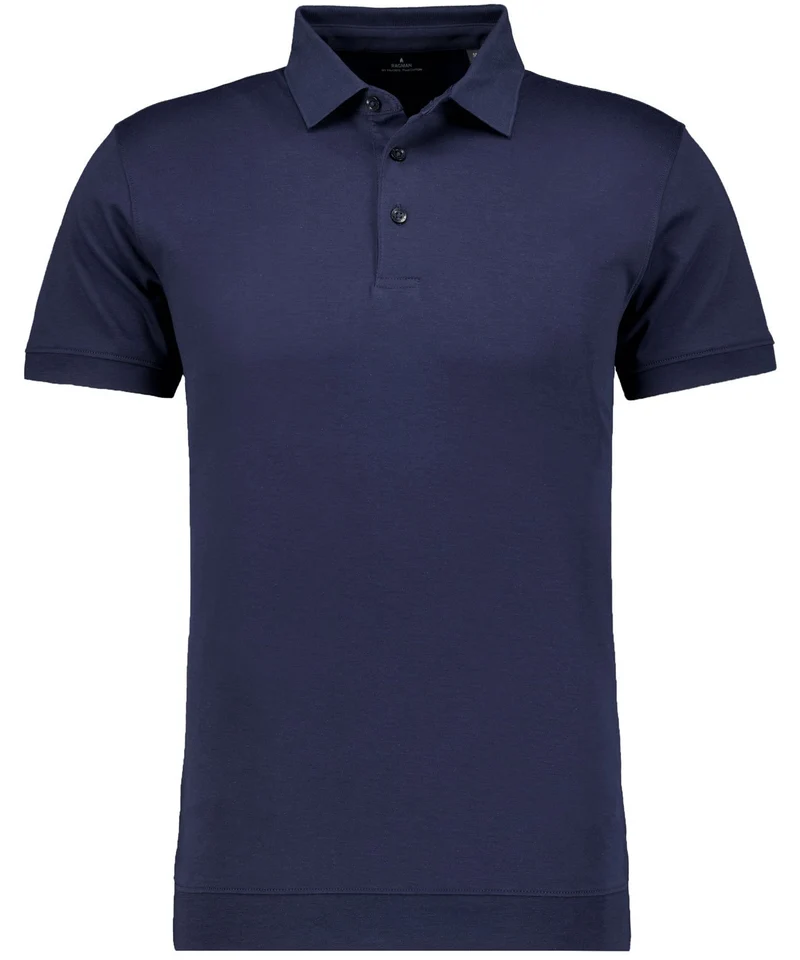 Polo button with waist rib
