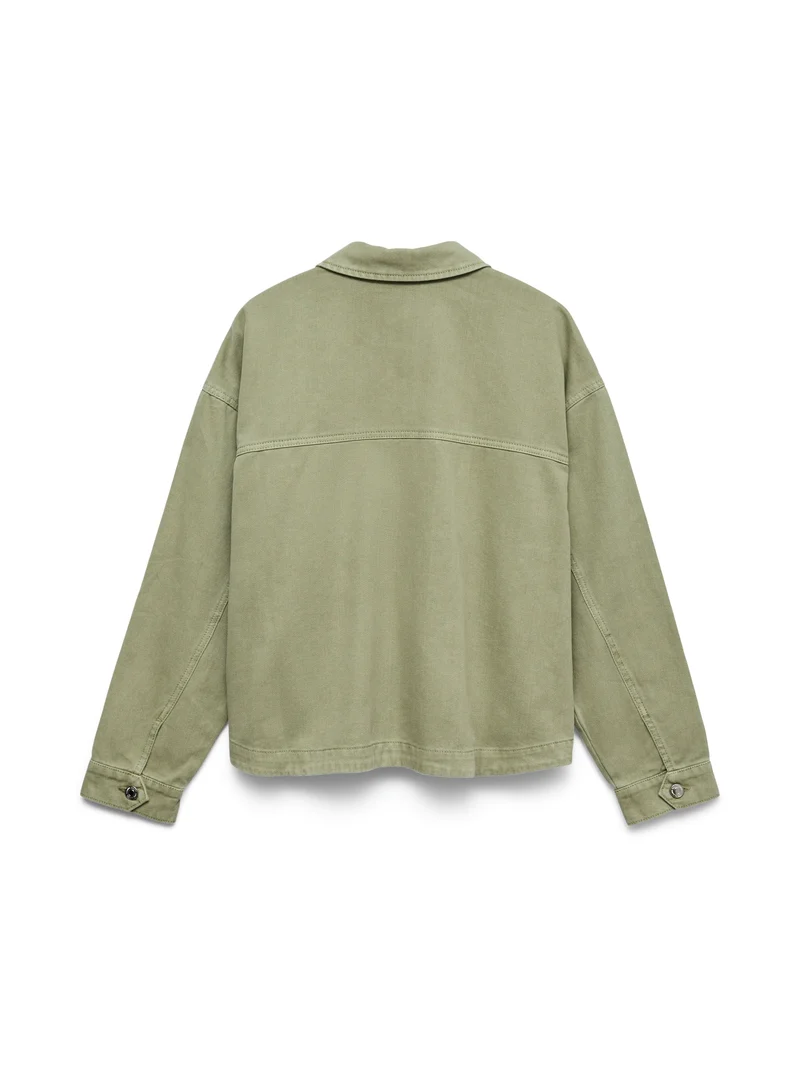 Vmjamie Ls Denim Shacket Mix Ga Noo