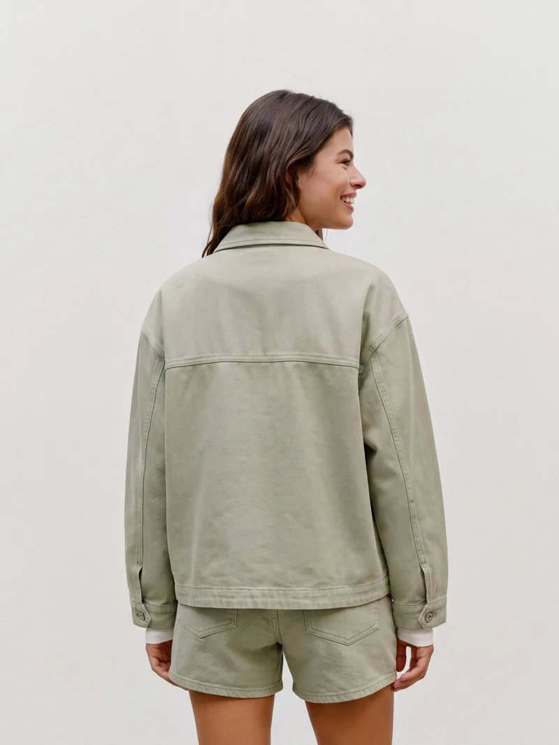Vmjamie Ls Denim Shacket Mix Ga Noo