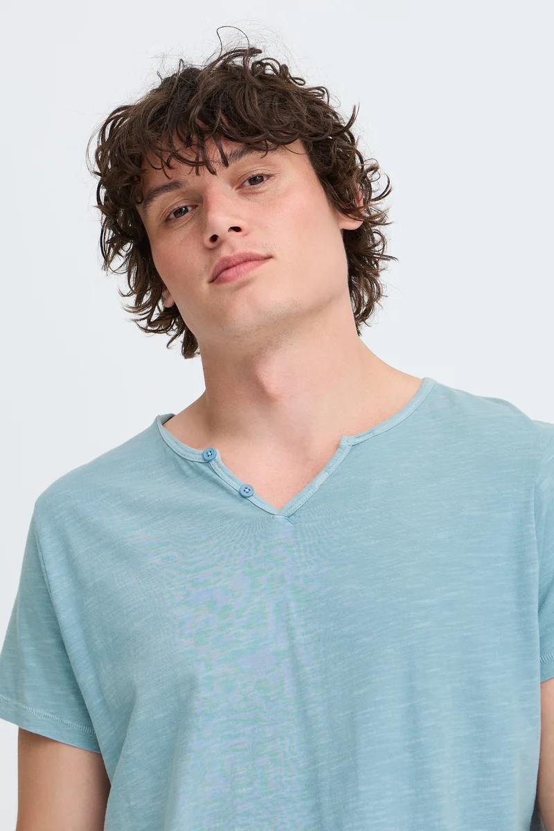 BHAston split neck tee