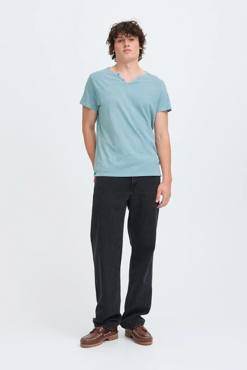 BHAston split neck tee