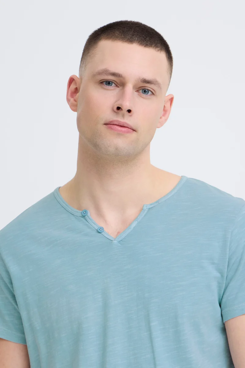 BHAston split neck tee