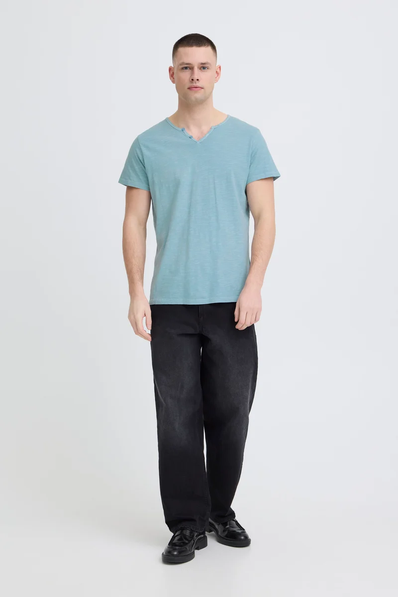BHAston split neck tee