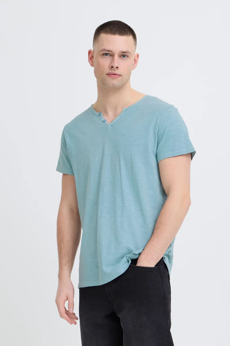 BHAston split neck tee