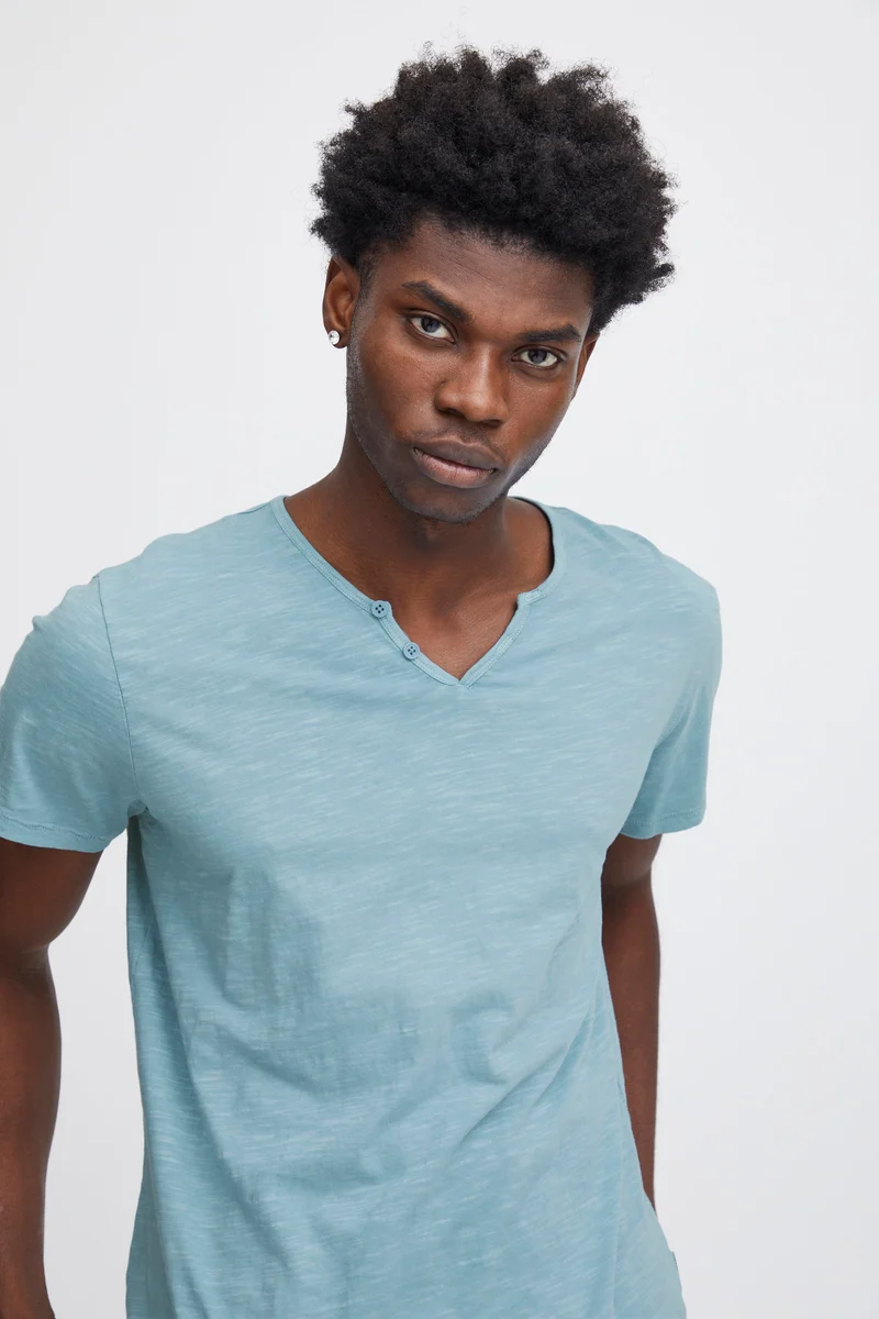 BHAston split neck tee