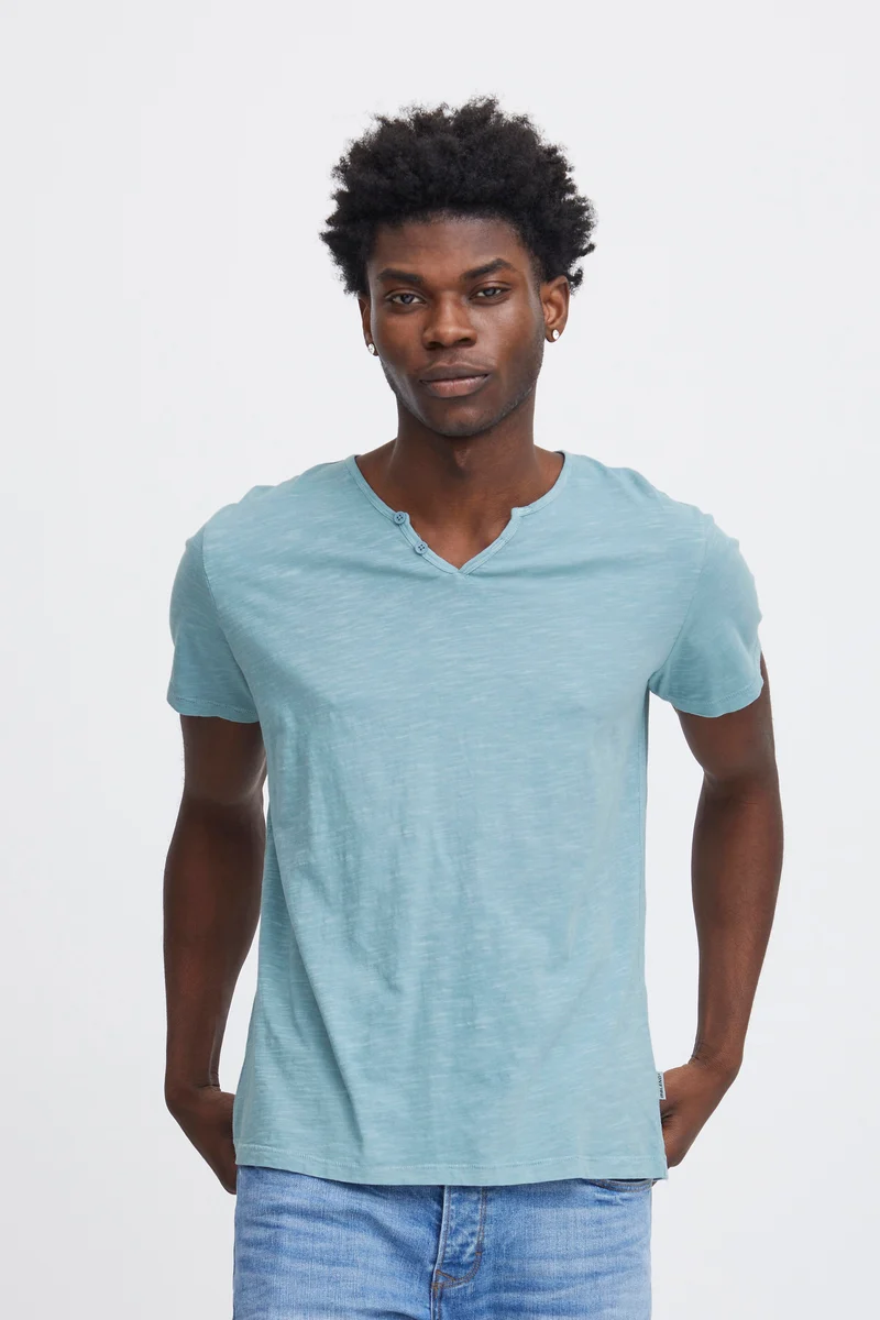 BHAston split neck tee