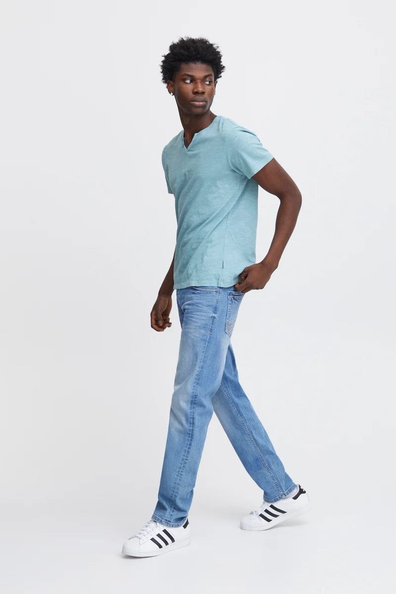 BHAston split neck tee