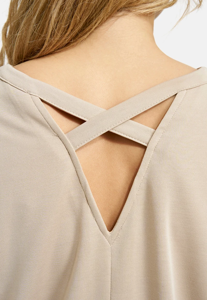 T-shirt Modal Crossed Backneck