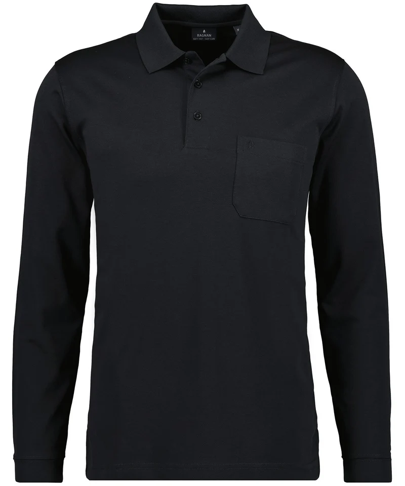 Polo soft knit LS