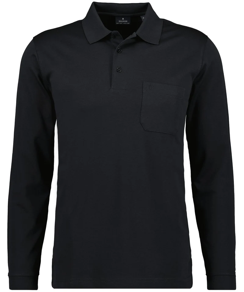 Polo soft knit LS
