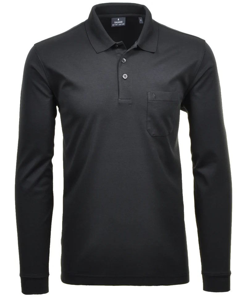 Polo soft knit LS