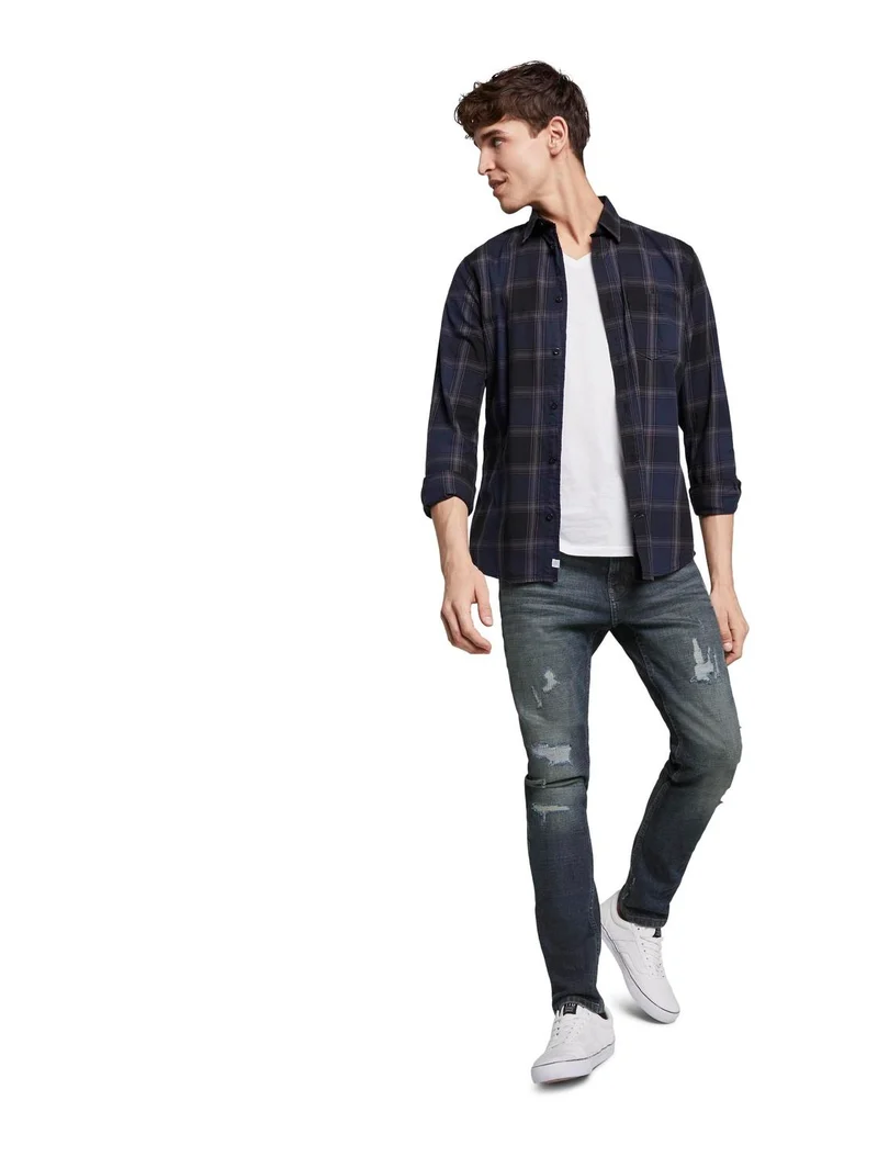straight AEDAN cross denim