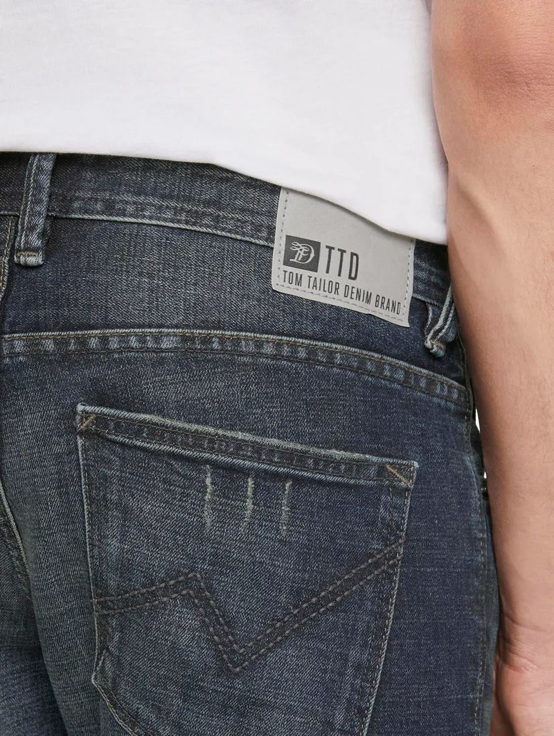 straight AEDAN cross denim