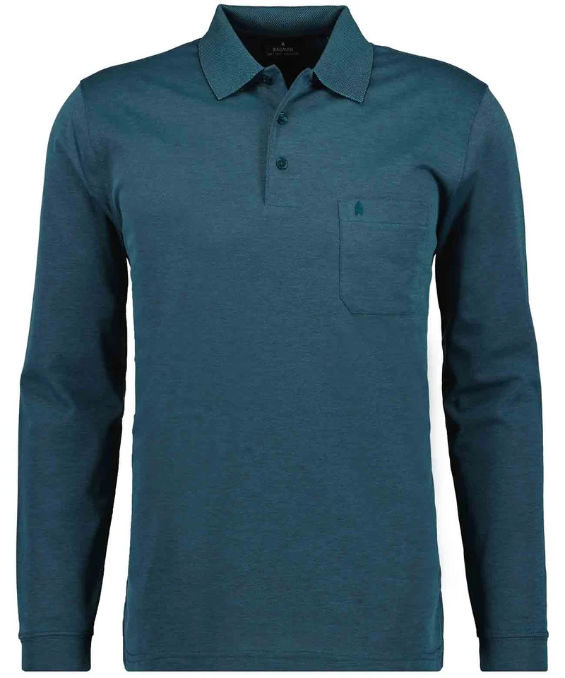 Polo soft knit LS