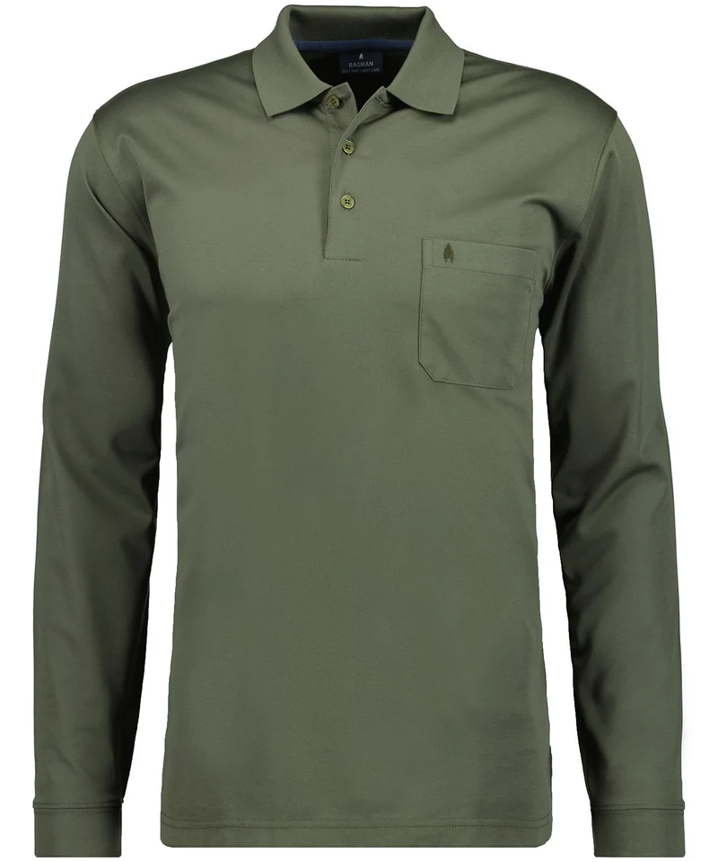 Polo soft knit LS